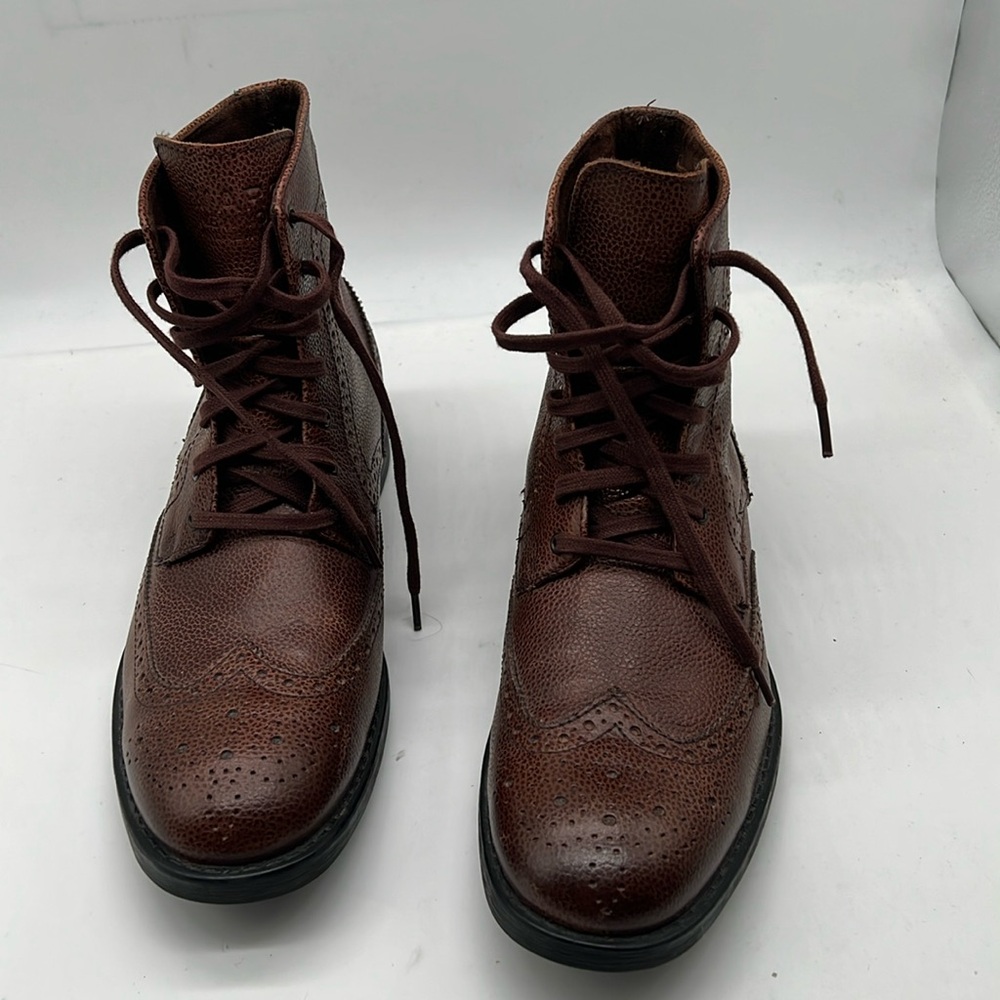 Marc New York Andrew Marc Taille Homme brown lace boots men's size 7.5